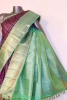 Designer Gold & Silver Kanchipuram Silk Saree